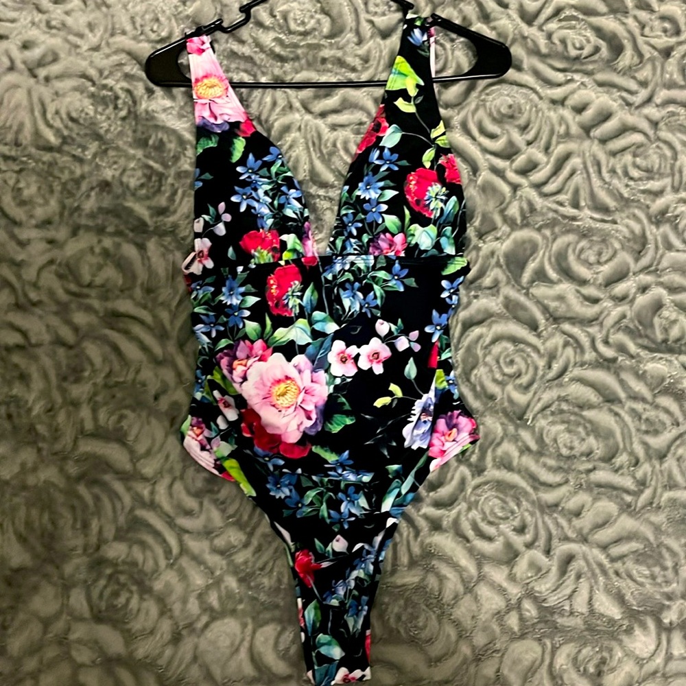 One piece with matching coverup